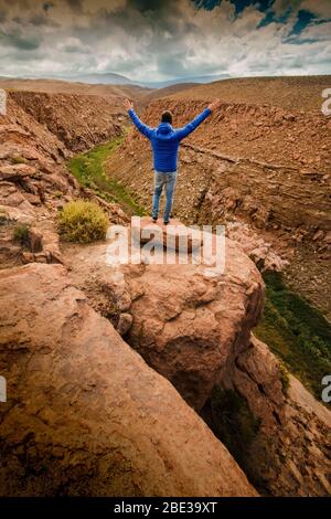 Puritama Canyon, deserto di Atacama, Cile Foto Stock