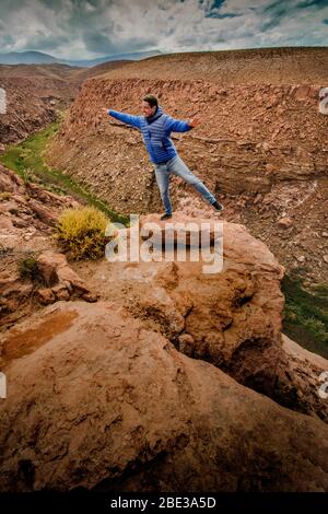 Puritama Canyon, deserto di Atacama, Cile Foto Stock