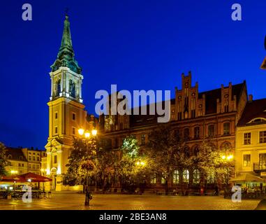 TORUN , POLONIA-SETTEMBRE 28 2018: Torun cammina, sulle orme di Nicolaus Copernico. Foto Stock