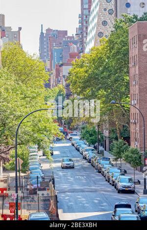 West 17th Street a New York Foto Stock