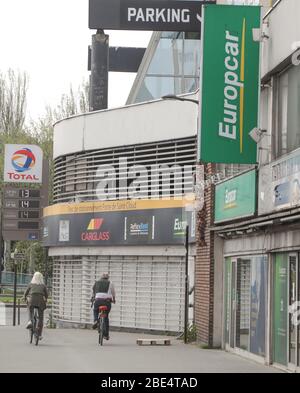 AGENZIA DI NOLEGGIO EUROPCAR , PARIGI Foto Stock