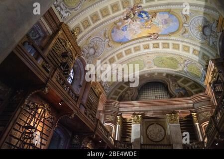 Sala di Stato - Biblioteca Nazionale austriaca Foto Stock