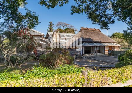 La Casa natale di Yataro Iwasaki (1835-1885), città di Aki, Prefettura di Kochi, Giappone. Foto Stock