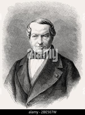 James Mayer de Rothschild, Baron de Rothschild, 1792 – 1868, banchiere tedesco-francese Foto Stock