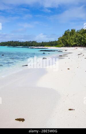 Bellissime spiagge e laguna cristallina del paradiso nascosto Mauritius Foto Stock