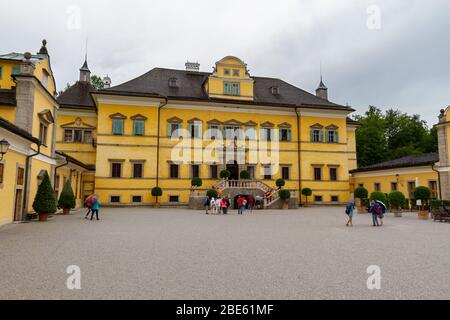 Il Palazzo, Schloss Hellbrunn, Salisburgo, Austria. Foto Stock