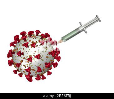 Rappresentazione artistica Coronavirus 2 / 3D-rendering des Coronavirus Foto Stock