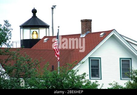 Fort Point Light, Fort Point state Park, Maine Foto Stock