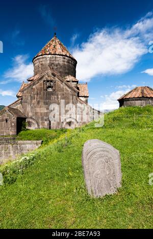 Monastero di Haghpat, chiesa armena, complesso di monastero medievale, Haghpat, provincia di Lori, Armenia, Caucaso, Asia Foto Stock