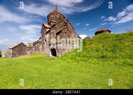 Monastero di Haghpat, chiesa armena, complesso di monastero medievale, Haghpat, provincia di Lori, Armenia, Caucaso, Asia Foto Stock