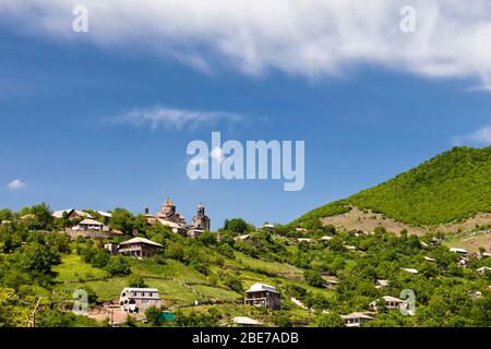 Monastero di Haghpat, chiesa armena, complesso di monastero medievale, Haghpat, provincia di Lori, Armenia, Caucaso, Asia Foto Stock