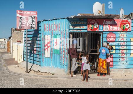 Città del Capo - Sud Africa - Khayelitsha Township Foto Stock