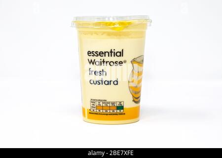 Waitrose fresco Custard Foto Stock