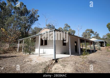 Area storica di Zumsteins nel Parco Nazionale di Grampians Foto Stock