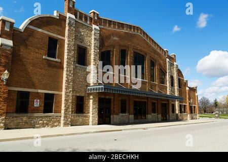 Il Galt Giardini Arena ice hockey arena. Cambridge (GALT) Ontario in Canada. Foto Stock