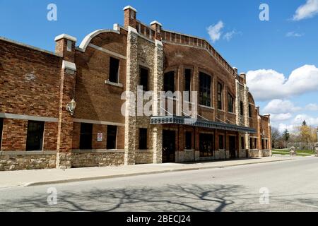 Il Galt Giardini Arena ice hockey arena. Cambridge (GALT) Ontario in Canada. Foto Stock