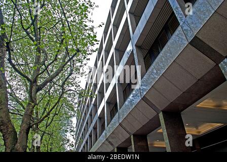 Architettura anni '70 1 e 2, Stephen St, Fitzrovia, Londra W1T 1LN, ORMS Foto Stock