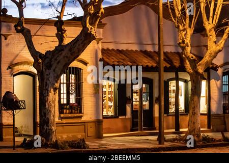 San Antonio de Areco al tramonto, Argentina Foto Stock