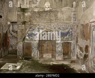 Casa di Nettuno e Amfitrite. Foto Stock