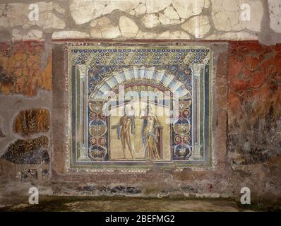 Casa di Nettuno e Amfitrite. Foto Stock