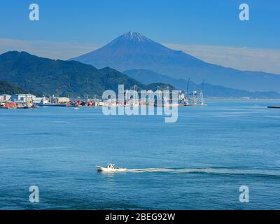 fuji montagna e prefettura di Shizuoka Foto Stock