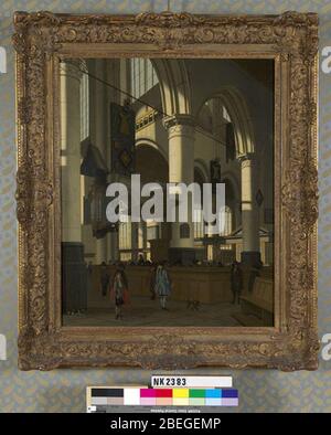 Hendrick van Streeck - Interieur van de Oude Kerk te Delft - NK2383 Foto Stock
