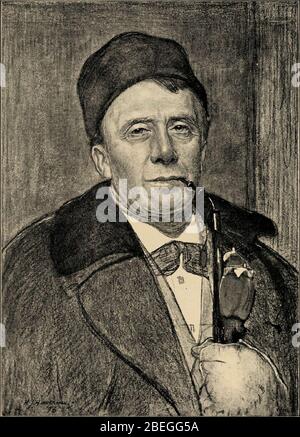 Hendrik Johannes Haverman - portret van Louis Bouwmeester (EGM 1898-1). Foto Stock