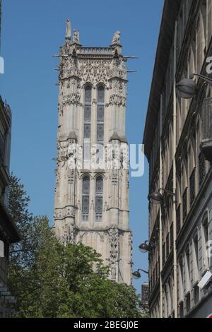 TOUR DI ST JACQUES, PARIGI Foto Stock