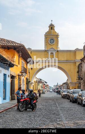 Arco de Santa Catalina o Arco di Santa Catalina ad Antigua, Guatemala Foto Stock