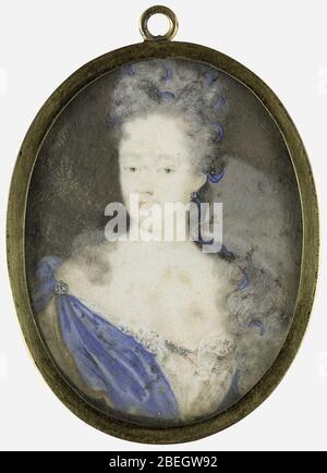 Henriette Amalia van Anhalt-Dessau (1666-1726). Echtgenote van Hendrik Casimir II, vorst van Nassau-Dietz Foto Stock