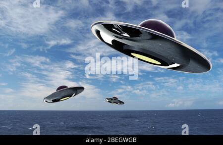 UFO Foto Stock