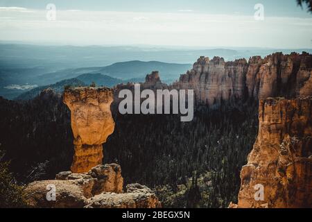 Bryce Canyon Tower da paria View Foto Stock