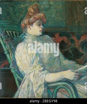 Henri-Marie-Raymond de Toulouse-Lautrec - Madame Marthe X‥95Bordeaux Foto Stock