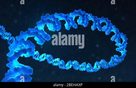 Illustrazione del DNA Foto Stock