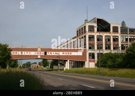 Abbandonata Packard Plant, East Side, E. Grand Blvd, Detroit, Michigan, USA, 2006, di Dembinsky Photo Assoc Foto Stock