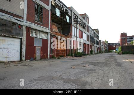 Abbandonata Packard Plant, East Side, E. Grand Blvd, Detroit, Michigan, USA, 2006, di Dembinsky Photo Assoc Foto Stock