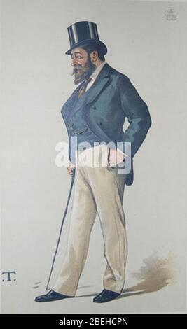 John Henniker-Major Vanity Fair 1 luglio 1882. Foto Stock