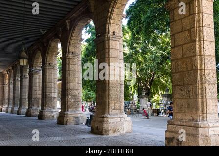 Portali del Palacio de los Capitanes Generales. La Habana. Cuba Foto Stock