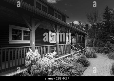 Burleigh Falls Lovesick Lake Dam Selwyn Ontario Canada in estate Foto Stock