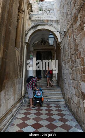 Chiesa Francescana e Monastero di Dubrovnik. Foto Stock