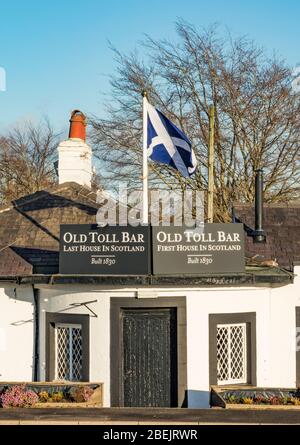 Vecchio Toll Bar, Gretna Foto Stock