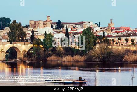 Città vecchia di badajoz, Estremadura, Spagna Foto Stock
