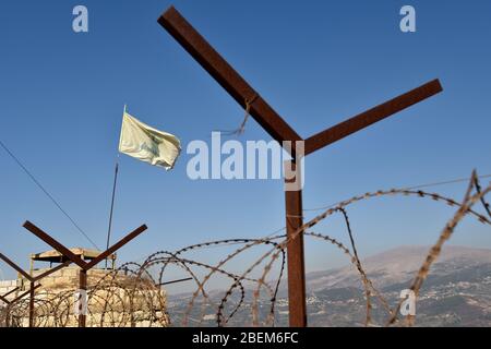 All'interno del centro di detenzione di Khiam, Khiam, Libano meridionale. Foto Stock