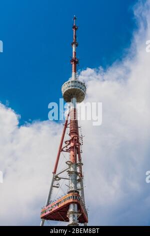 Frammento della Tbilisi TV Broadcasting Tower , Georgia Foto Stock