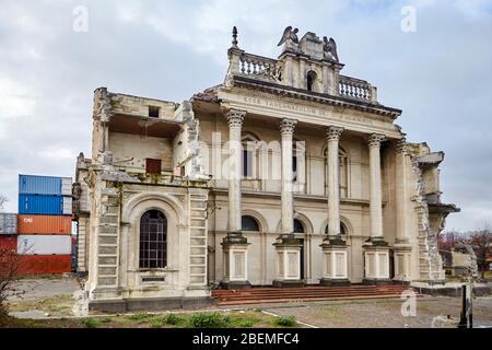 Christchurch, Nuova Zelanda - 10 giugno 2017: La Cattedrale del Santissimo Sacramento, conosciuta come la Basilica di Christchurch che fu danneggiata da Th Foto Stock