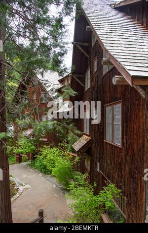 Vista dell'Oregon Caves Chateau Hotel al Oregon Caves National Monument Foto Stock