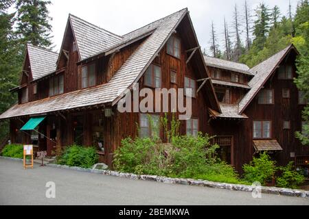 Vista dell'Oregon Caves Chateau Hotel al Oregon Caves National Monument Foto Stock