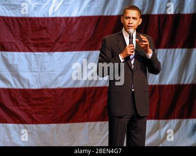 Barack Obama al CALCIO di PHILADELPHIA tenuto presso la fabbrica elettrica il 22 maggio 2007. Foto per credito: Scott Weiner/MediaPunch Ltd. Foto Stock