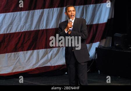 Barack Obama al CALCIO di PHILADELPHIA tenuto presso la fabbrica elettrica il 22 maggio 2007. Foto per credito: Scott Weiner/MediaPunch Ltd. Foto Stock