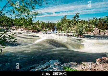 Burleigh Falls Provincial Park Selwyn Peterborough County Ontario Canada Foto Stock